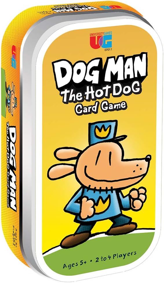 University Games Dog Man The Hot Dog Card Game - Family Card Game for Kids Ages 5+