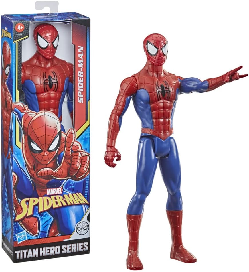 Spider-Man Action Figure - 30 cm Titan Hero Series, Marvel Comics-Inspired Super Hero Toy 5
