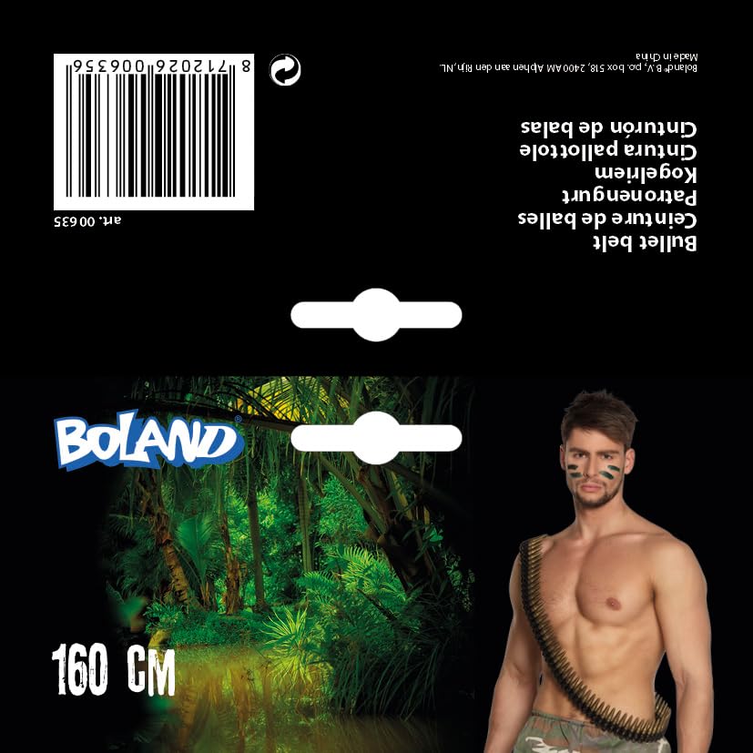 Boland Bullet Belt Adult Costume Accessory 5