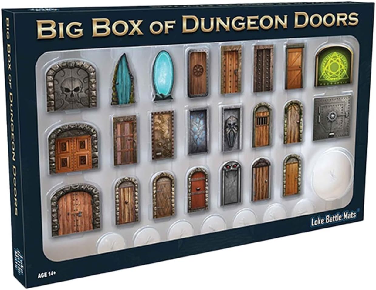 Loke Big Box of Dungeon Doors RPG Accessory for Tabletop Games