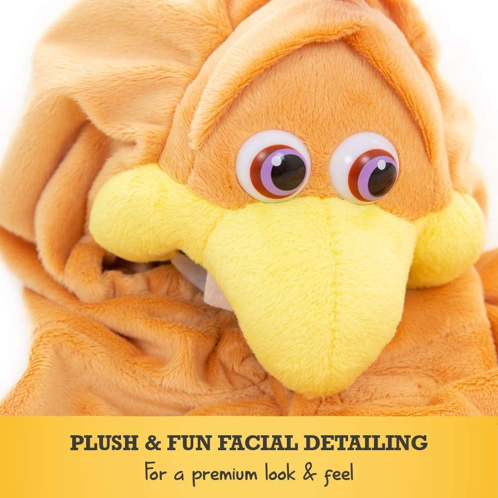 PRETEND TO BEE Chicken Cape Costume for Kids 3-7 Years - Velcro Fastening Hooded Dress Up Cape 12