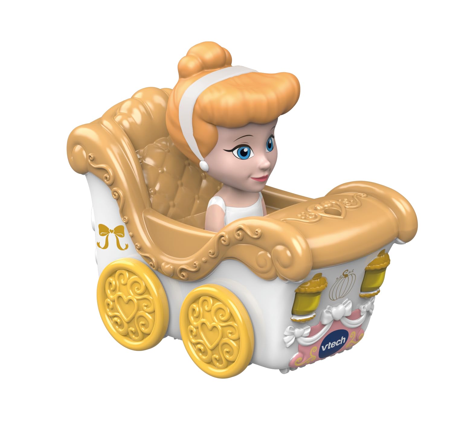 VTech Toot-Toot Drivers Enchanted Castle Slide - Disney Princess Cinderella Playset for Ages 1-5 3