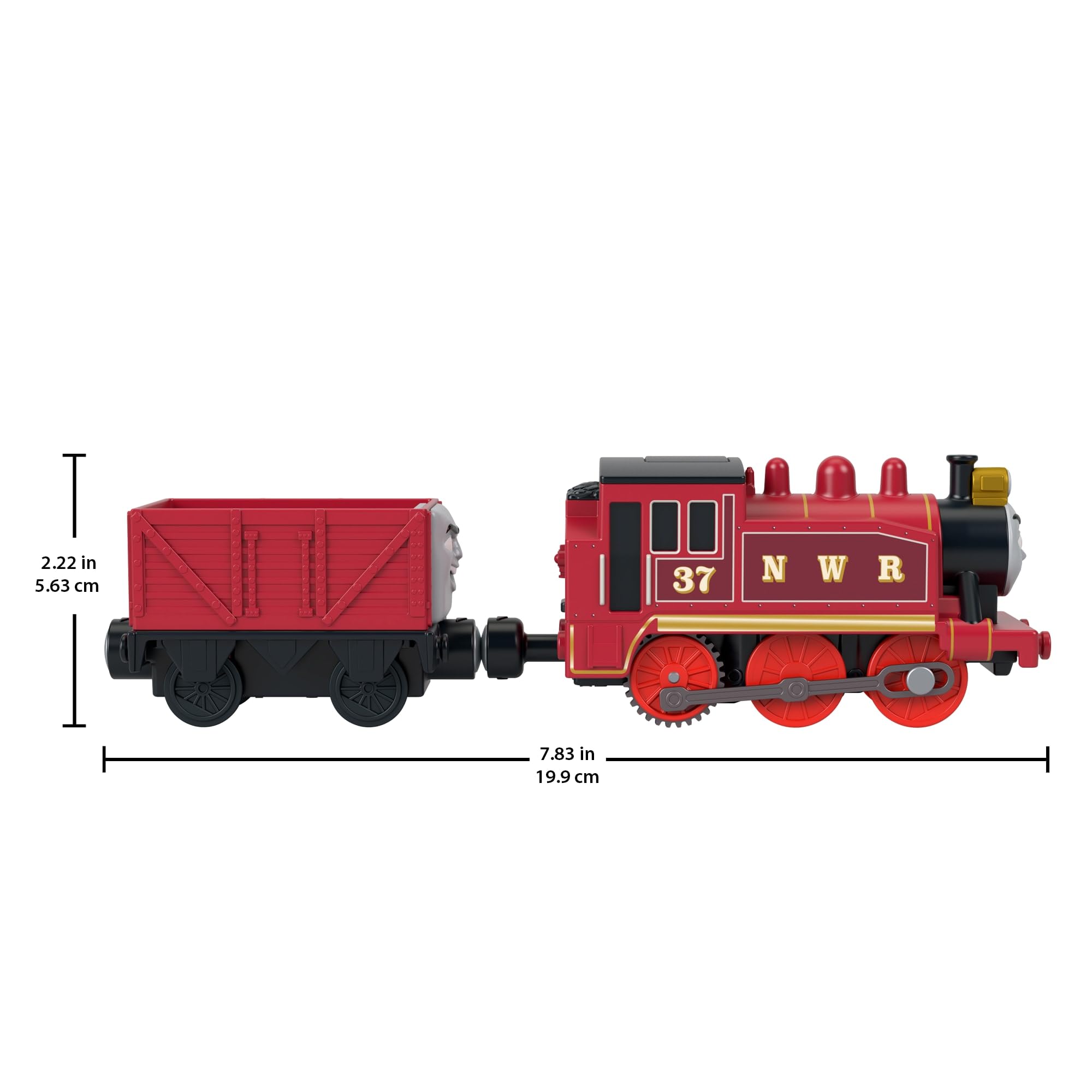 THOMAS & FRIENDS Motorized Toy Train - Battery-Powered Rosie Engine with Cargo Car | Ages 3Y+ | JLL52 6