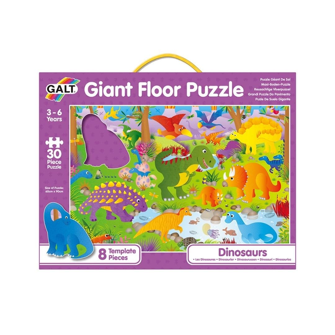 Galt Toys, Giant Floor Puzzle - Dinosaurs, Floor Puzzles for Kids, Ages 3 Years Plus 3