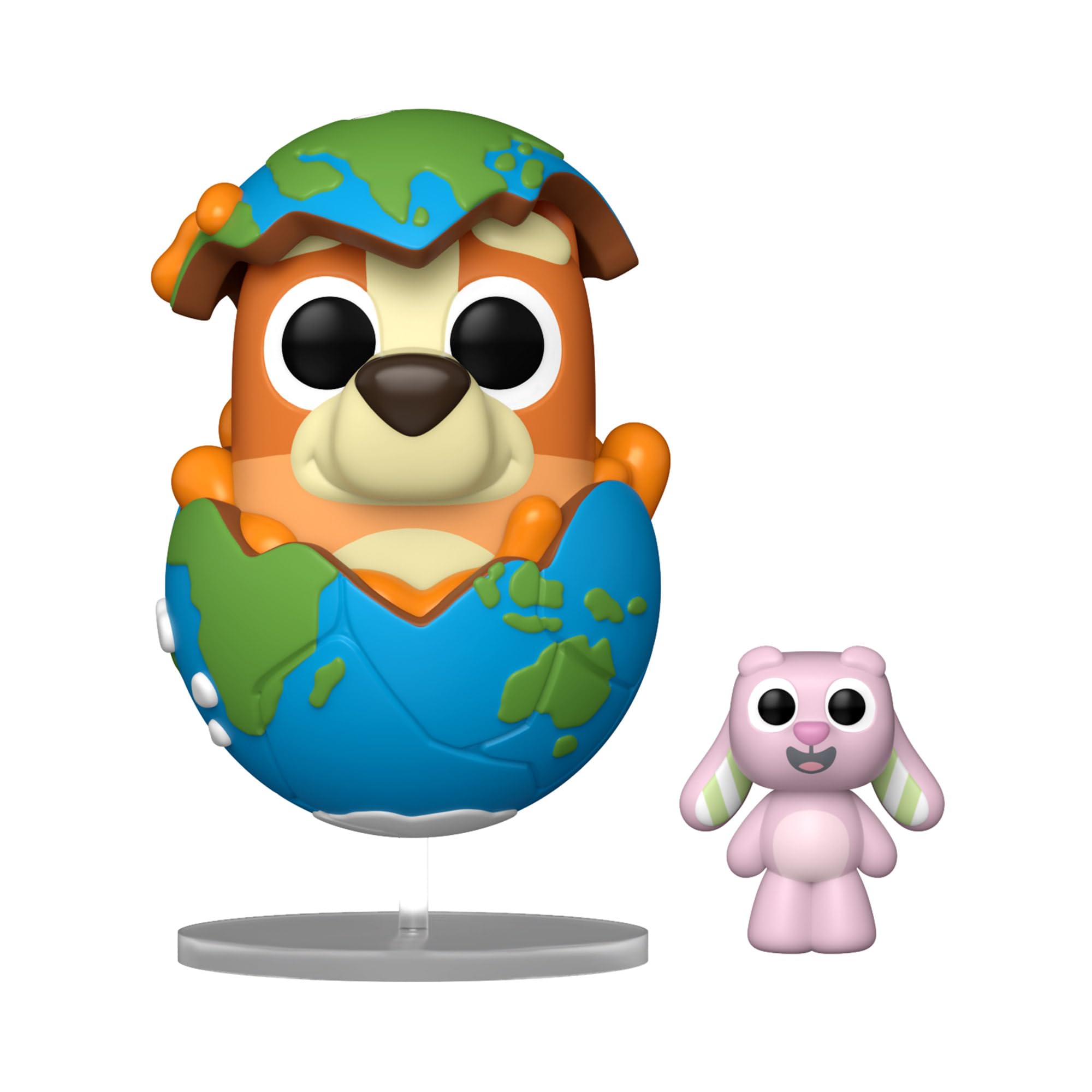 Funko POP! & Buddy: Bluey Sleepytime Bingo with Floppy Bunny Vinyl Figure - 3.75 inches
