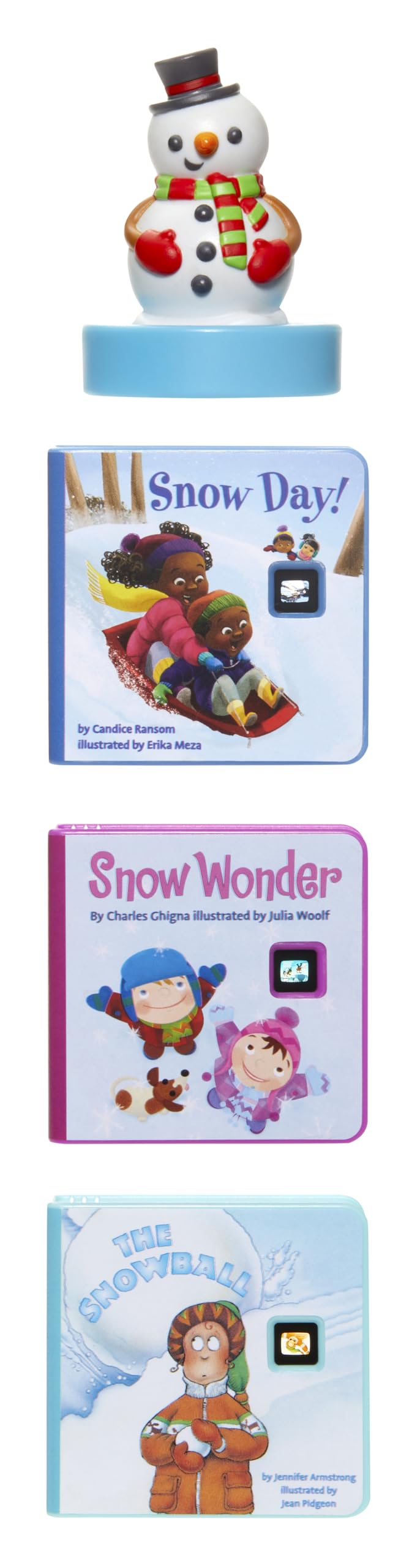 Little Tikes Story Dream Machine Snowy Day Collection - 3 Books & 1 Light-Up Character for Ages 3+