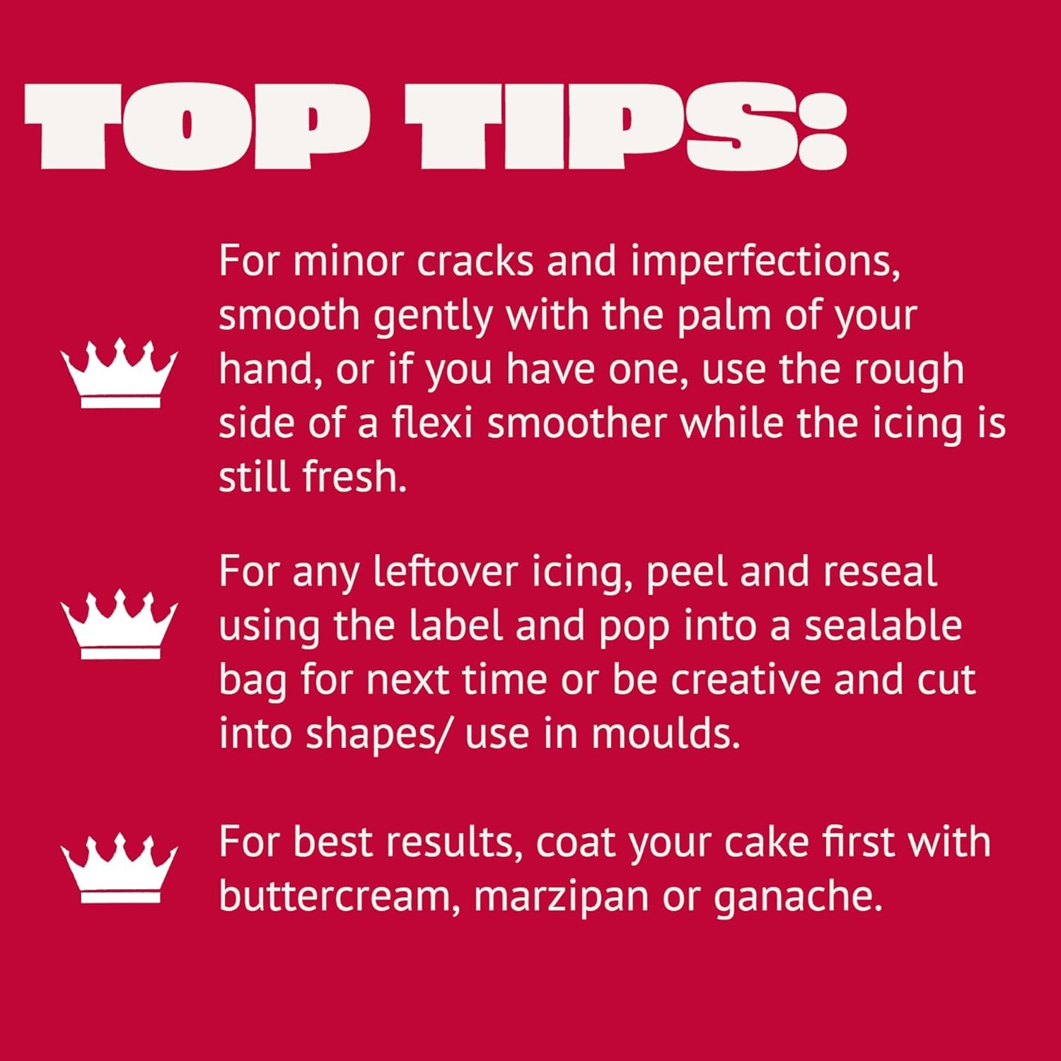 Renshaw Red Extra Stretch Smooth & Thin Fondant Icing, 1 kg 4