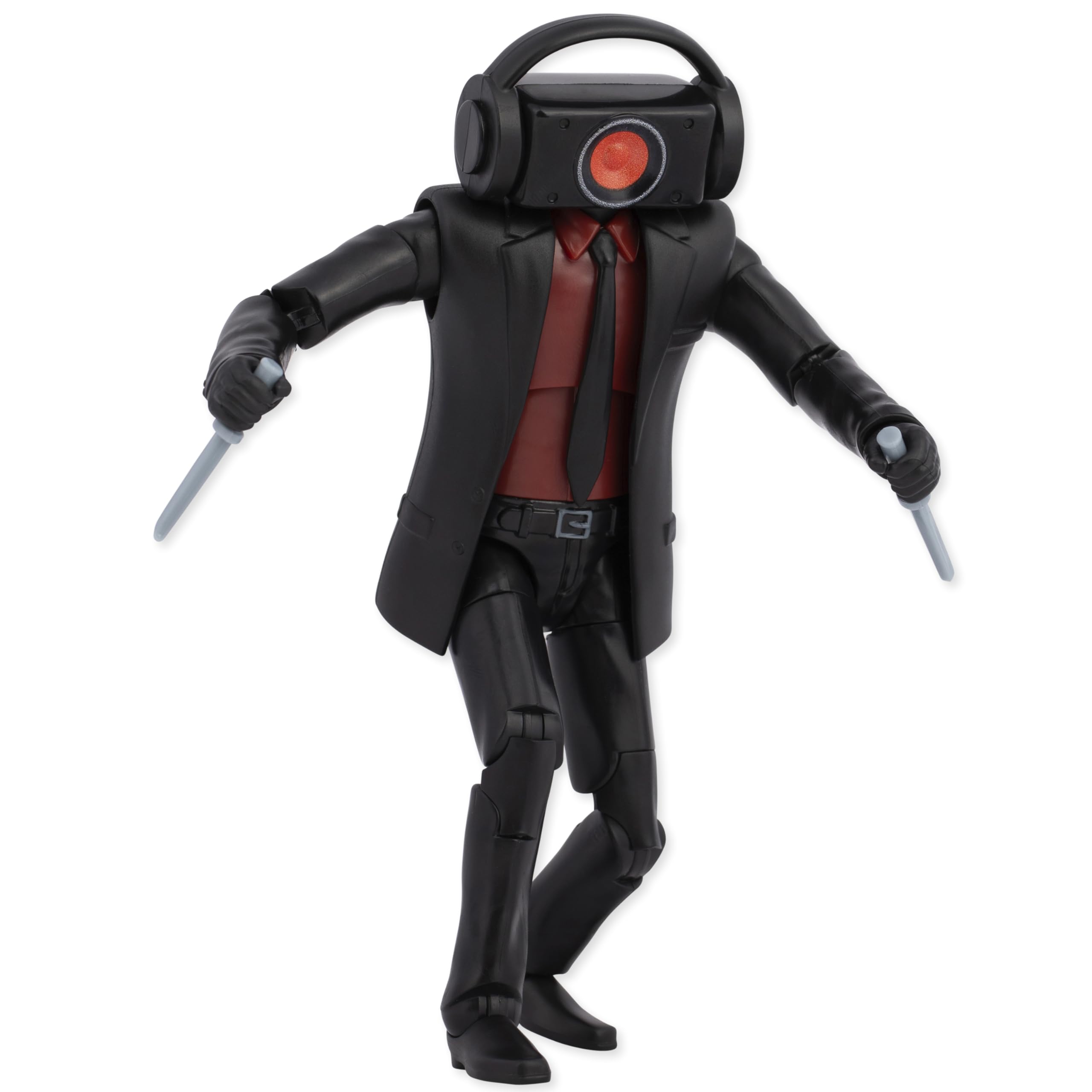 Skibidi Toilet Deluxe Figure - Dark Speakerman 6" Collector Series Action Figure