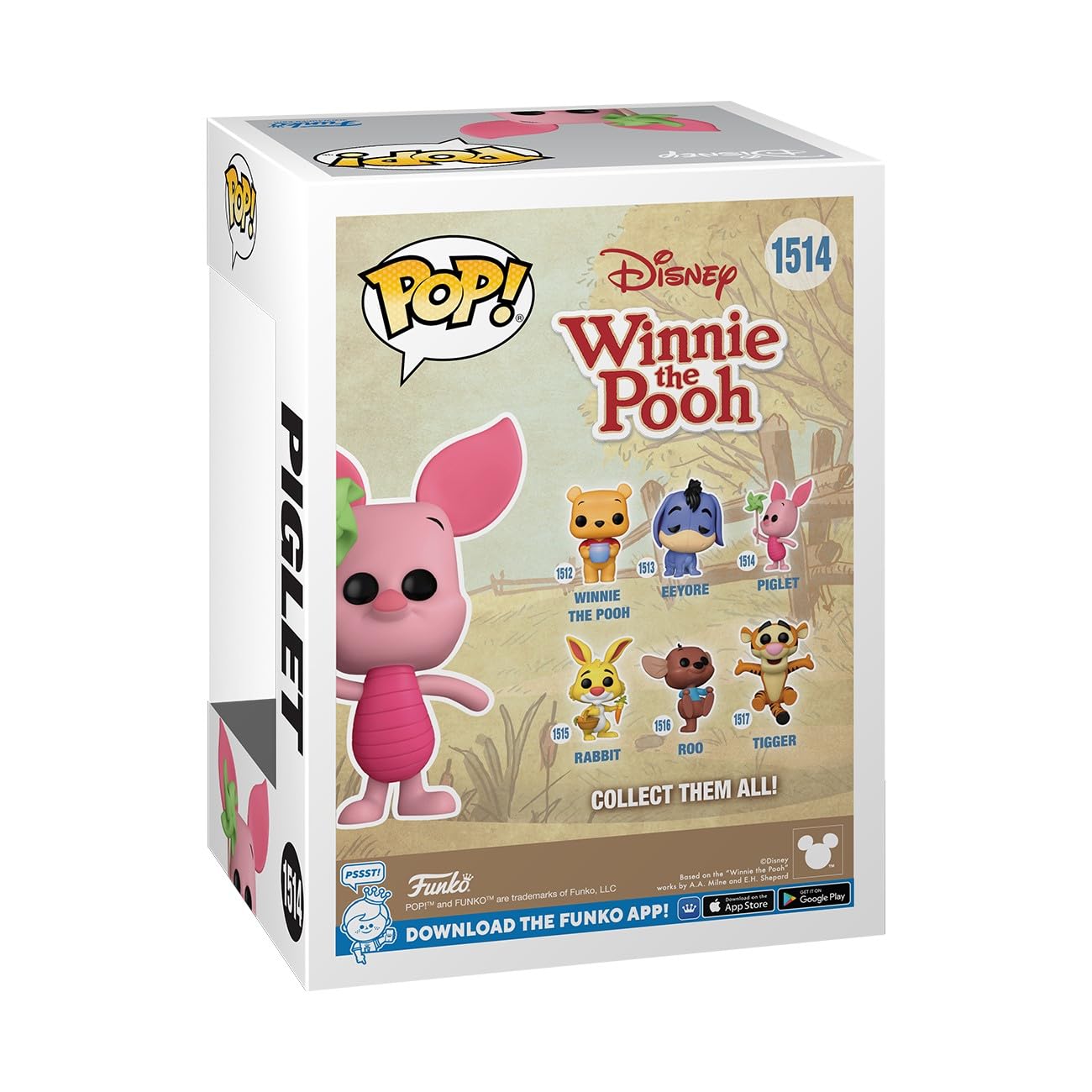 Funko Pop! Disney: Piglet - Winnie the Pooh Collectable Vinyl Figure | 3.75 Inches 3