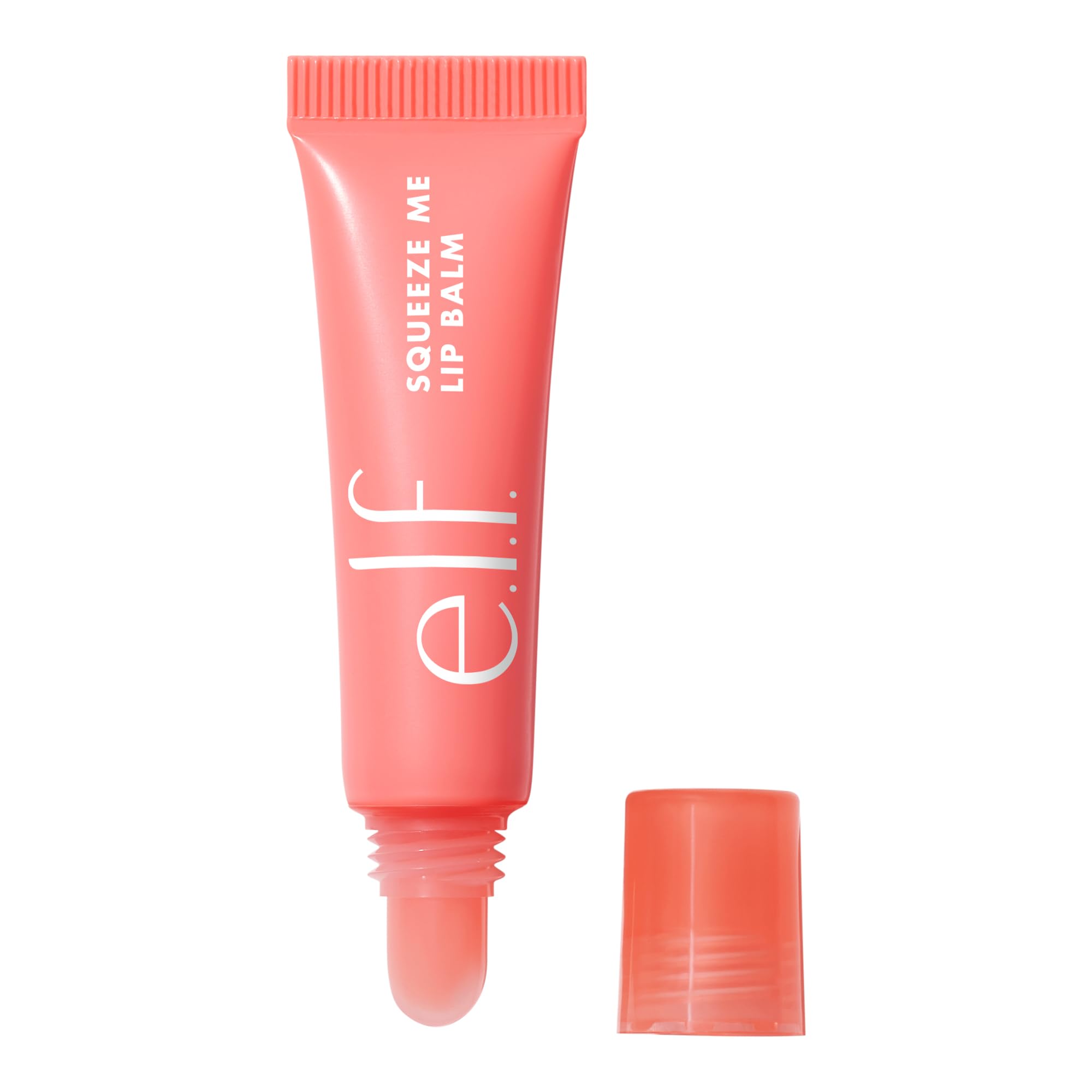 e.l.f. Squeeze Me Lip Balm - Moisturizing Lip Balm with Sheer Tint, Strawberry (6 g)