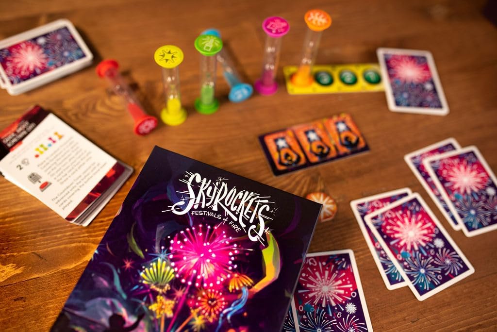 Floodgate Games Skyrockets: Festivals of Fire Card Game - English Version