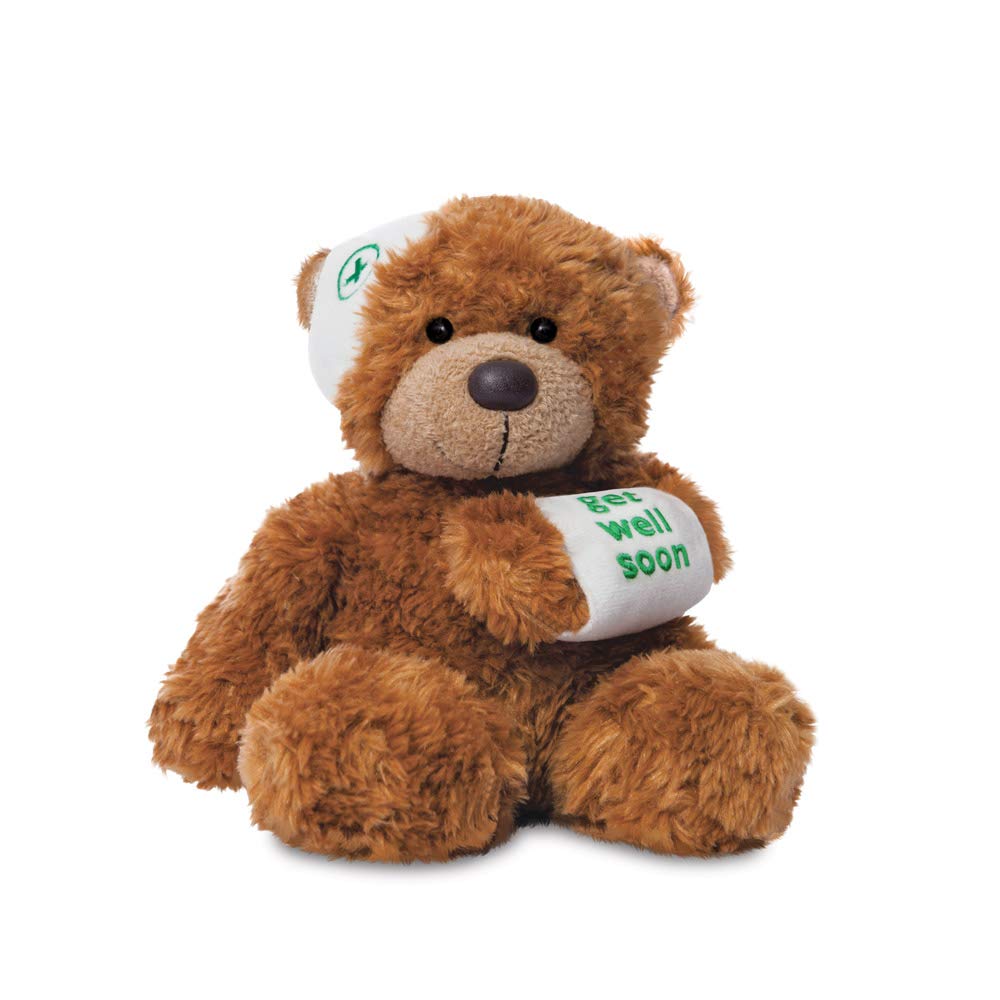 Bonnie Get Well Soon Bear - 9" Soft Plush Teddy from Aurora Collection
