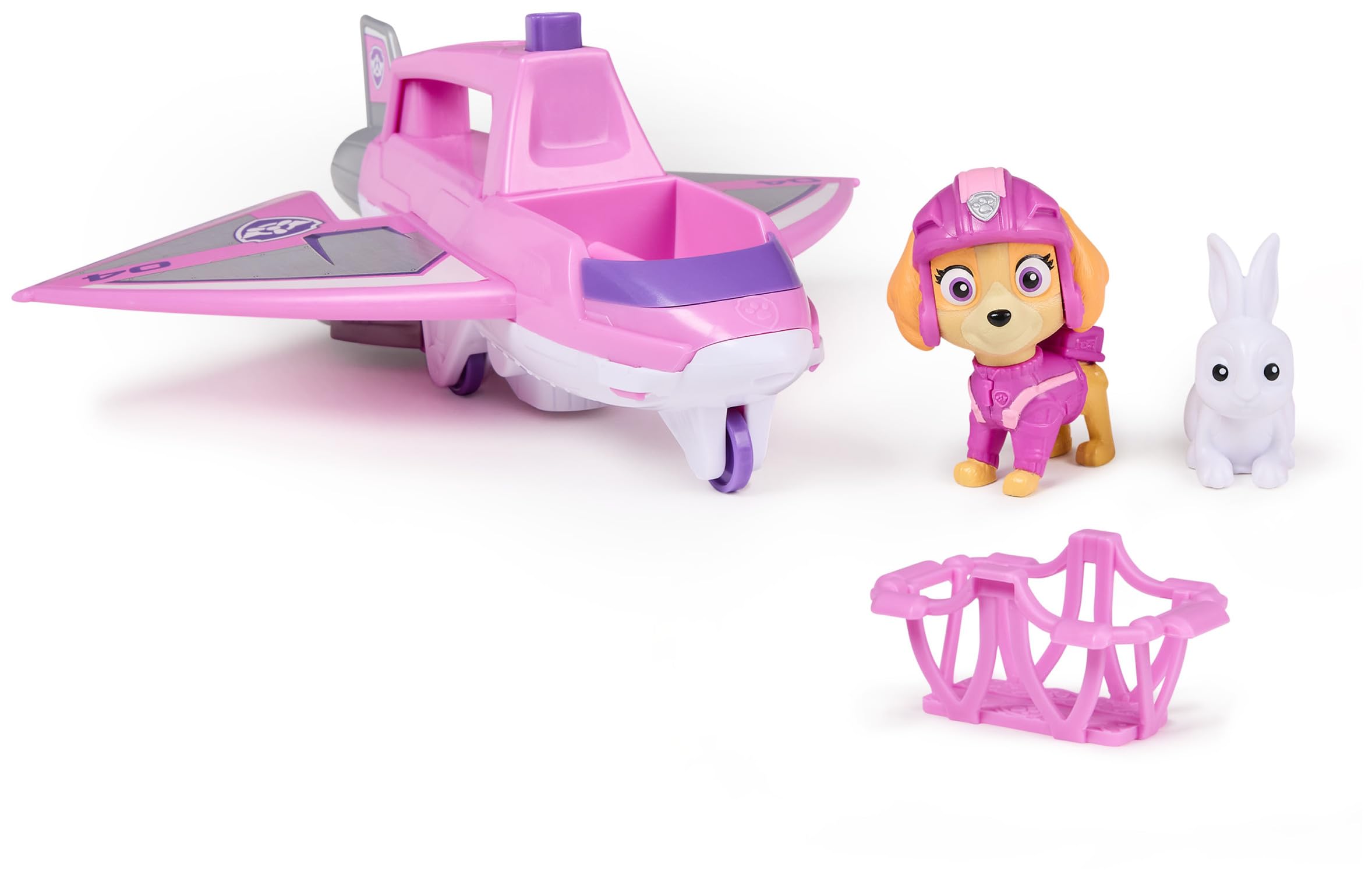 Paw Patrol Air Rescue Skye Action Figure & Hero Claw Jet Plane with Bunny Toy | Ages 3-9 1
