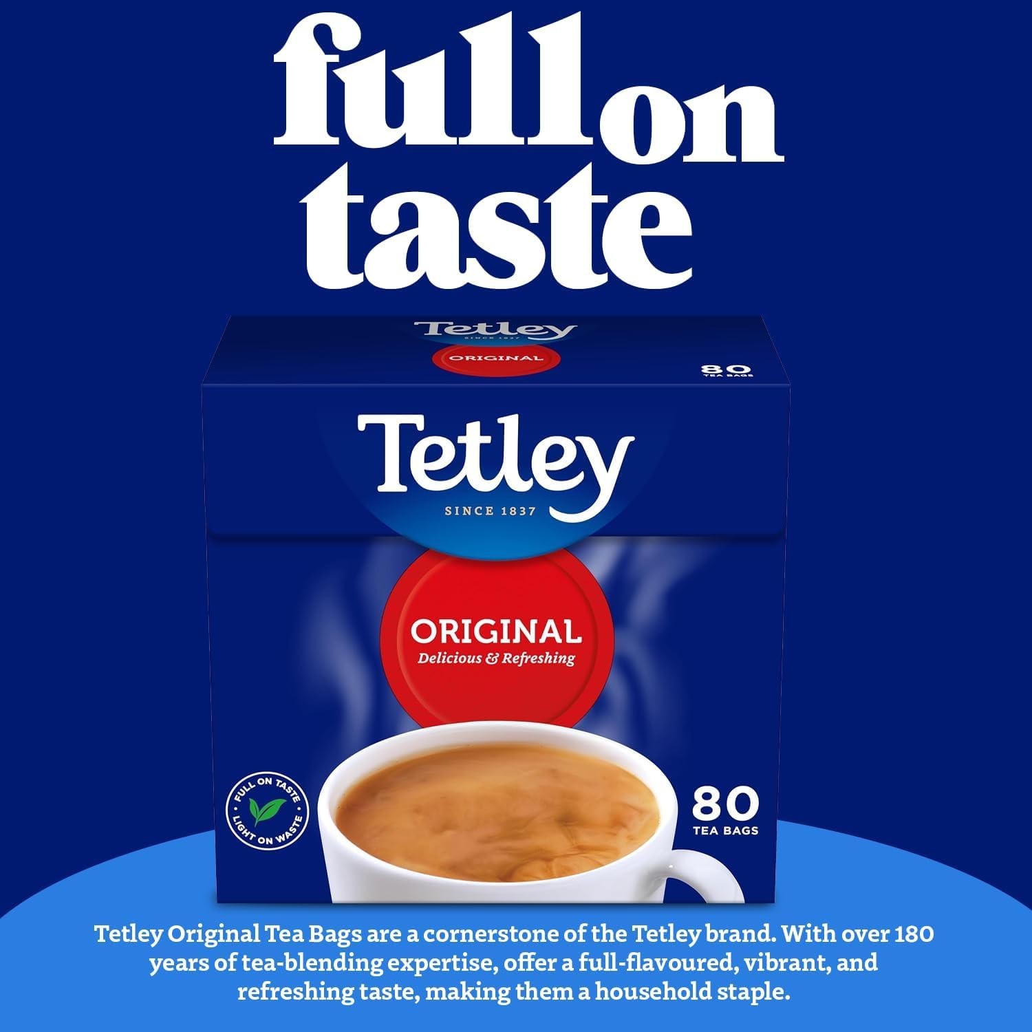 Tetley Original Tea - Black Tea Bags, 480 Bags (Pack of 6) 12