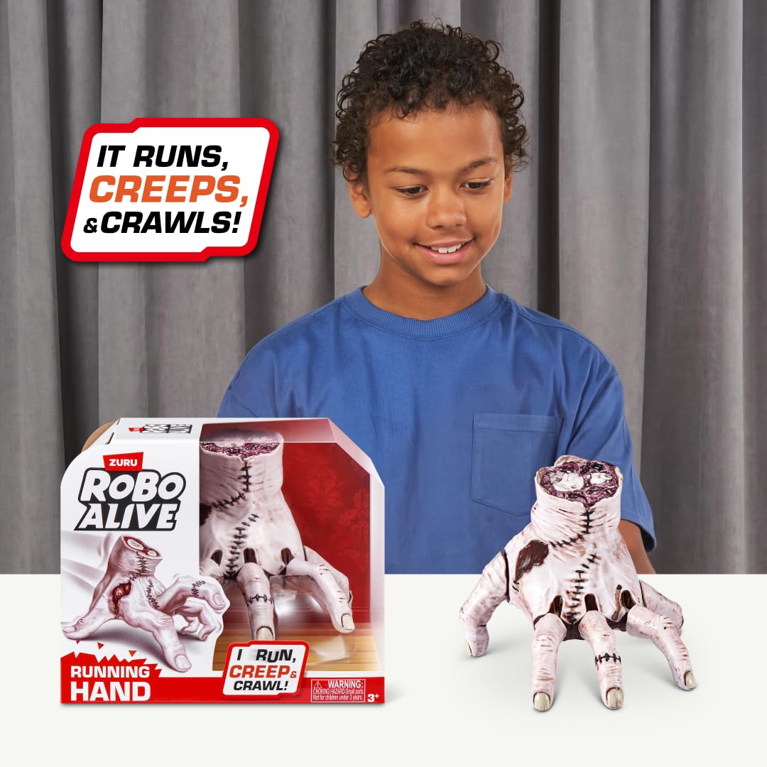 Robo Alive Horror Running Hand - Electronic Pet | Self-Crawling Action | Ages 3+ 3