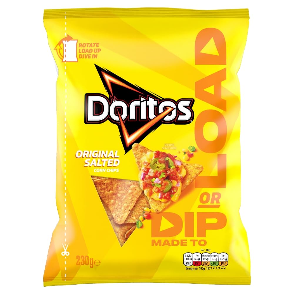 Doritos Original Salted Dip or Load Tortilla Crisps 230g
