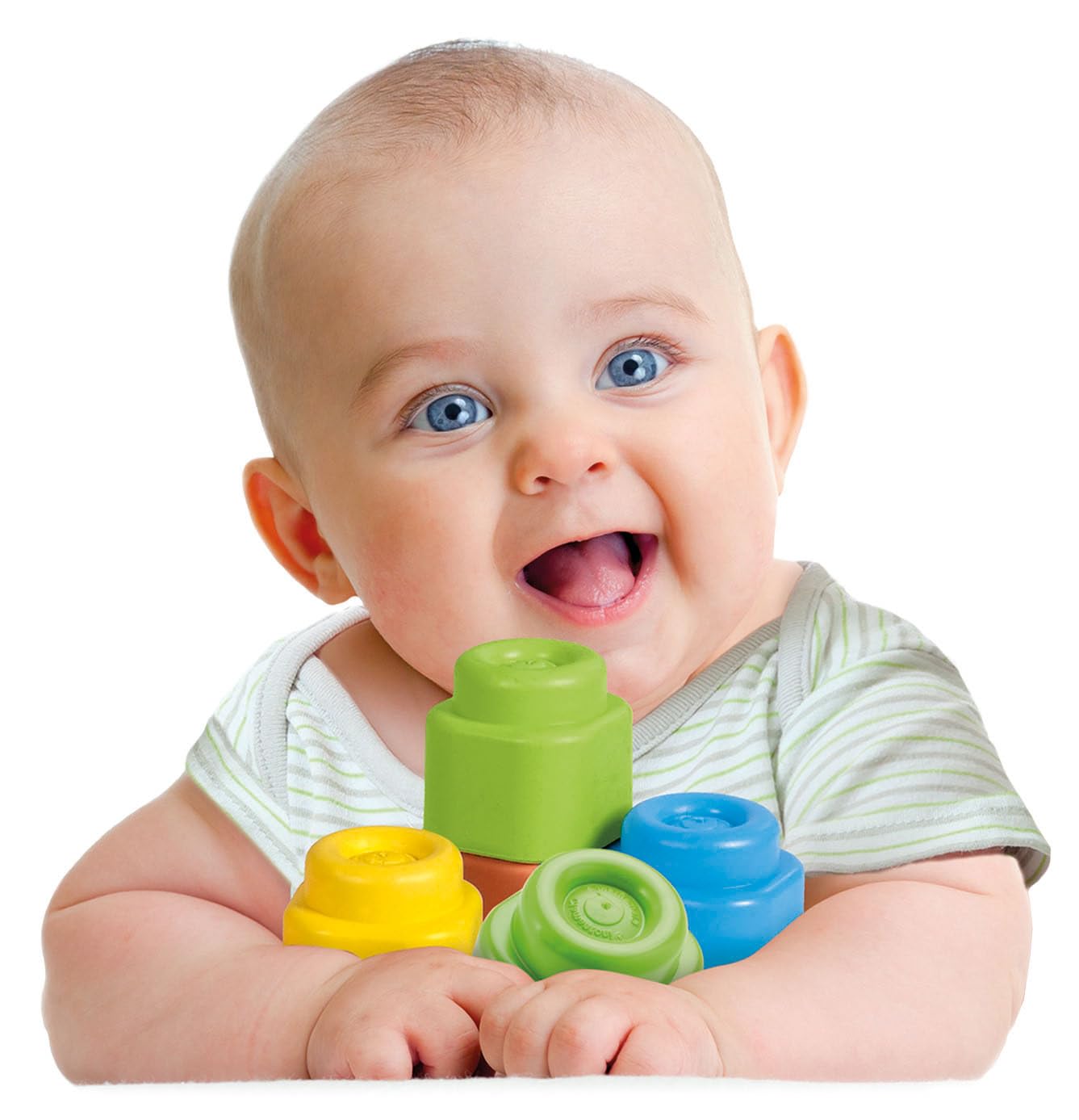 Clementoni Baby Soft Blocks - 40-Piece Clemmy Bag for Ages 6 Months to 3 Years 4