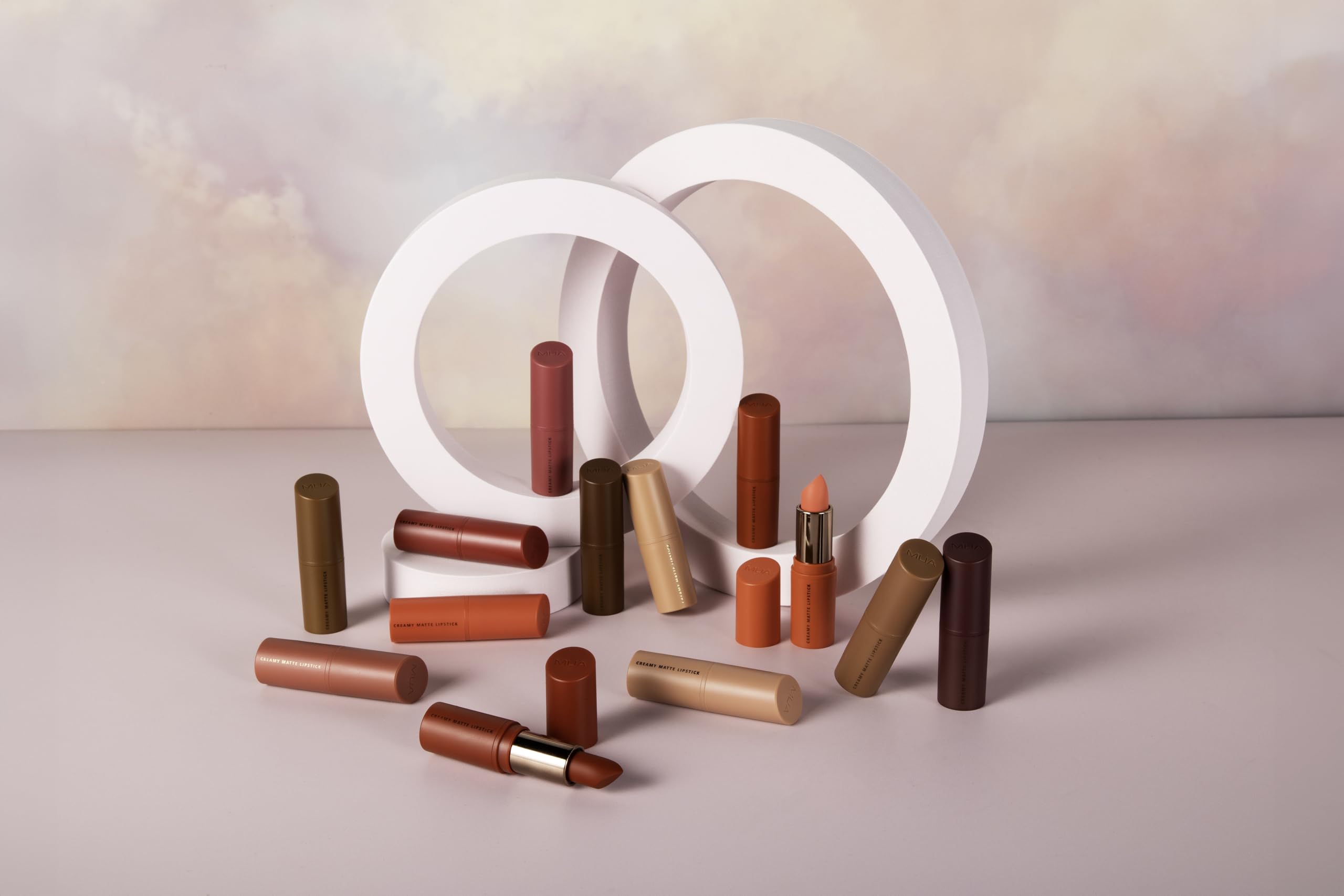 MUA Makeup Academy Creamy Matte Lipstick - Super Nude | Highly Pigmented, Vegan & Cruelty Free, 3.2g 7