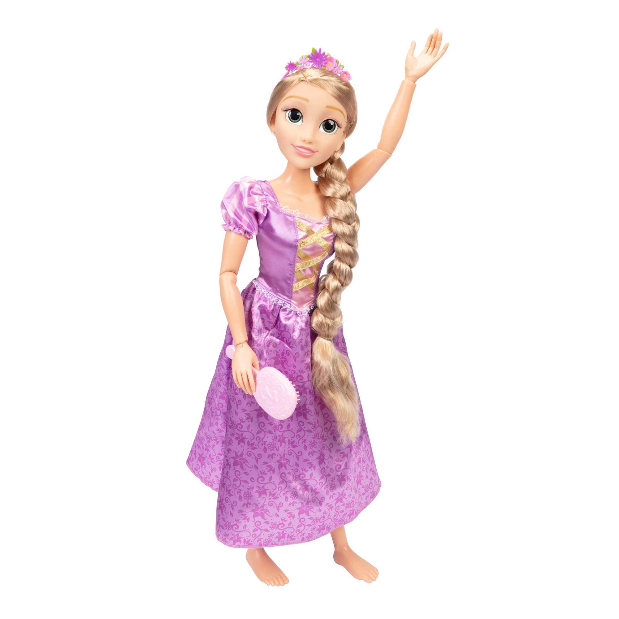 Disney Princess Playdate Rapunzel Doll - 32 Inches Tall | Highly Articulated | Includes Hair Accessories 6