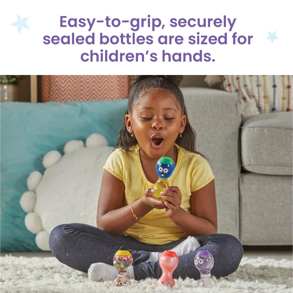 Learning Resources Express Your Feelings Sensory Bottles - Embarrassed, Silly, Surprised, Loved