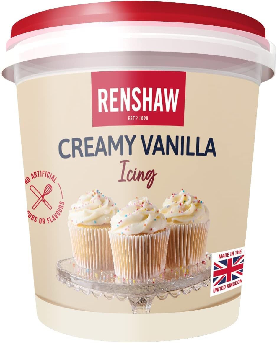 Renshaw Vegan Buttercream Style Soft Icing - Vanilla 400g