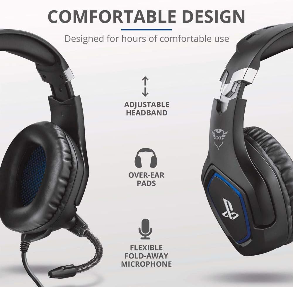 Trust Gaming GXT 488 Forze Officially Licensed PlayStation Headset for PS4 and PS5 - Black 7