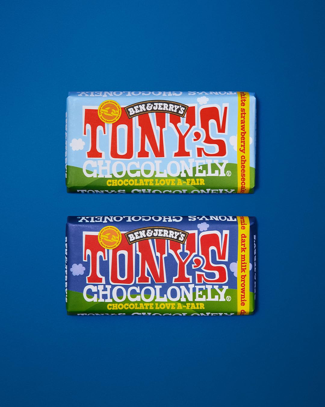 Tony's Chocolonely Dark Milk Chocolate Brownie Bar 180g