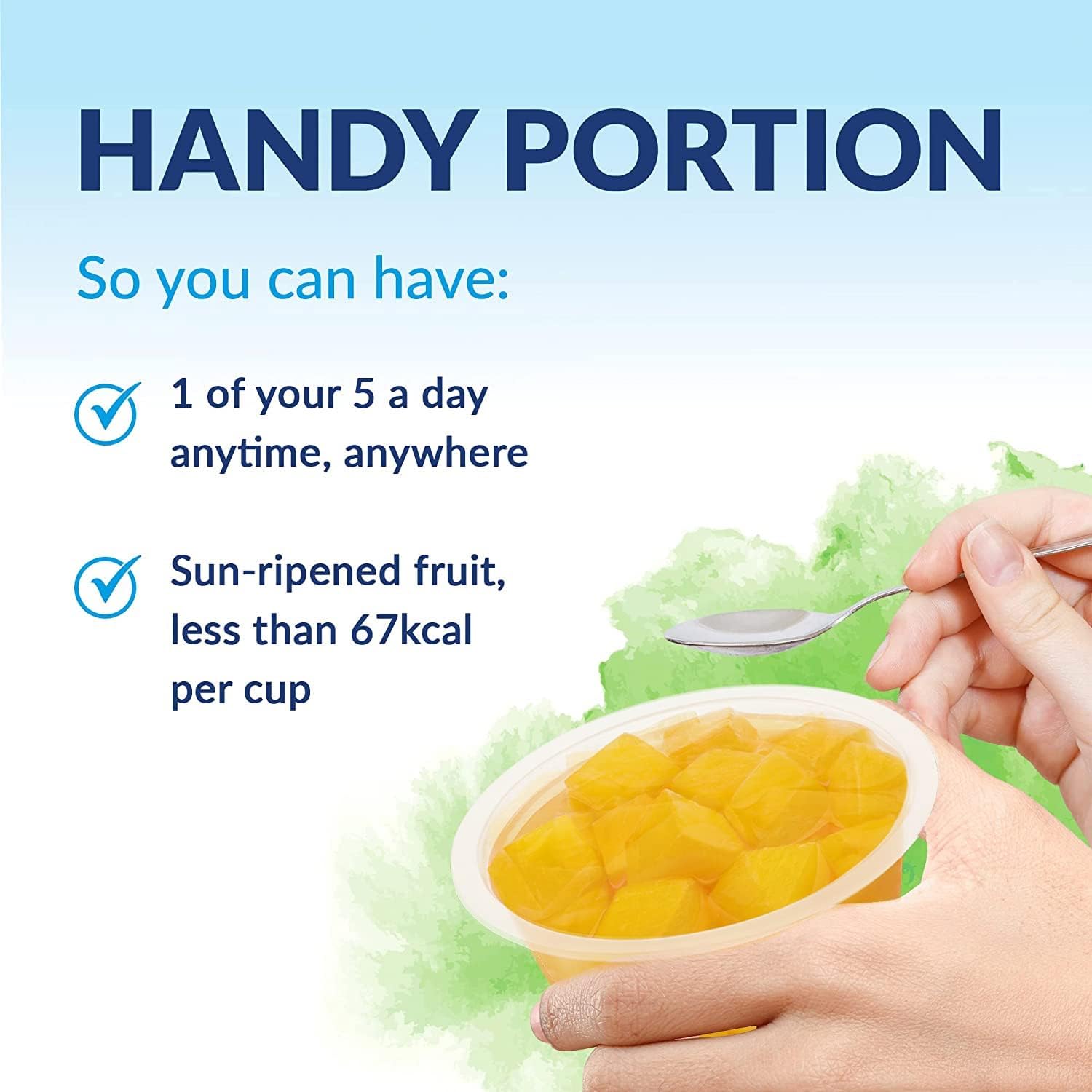 Dole - Peach in Juice 3 x 4 Packs, Healthy Fruit Snack with No Added Sugar