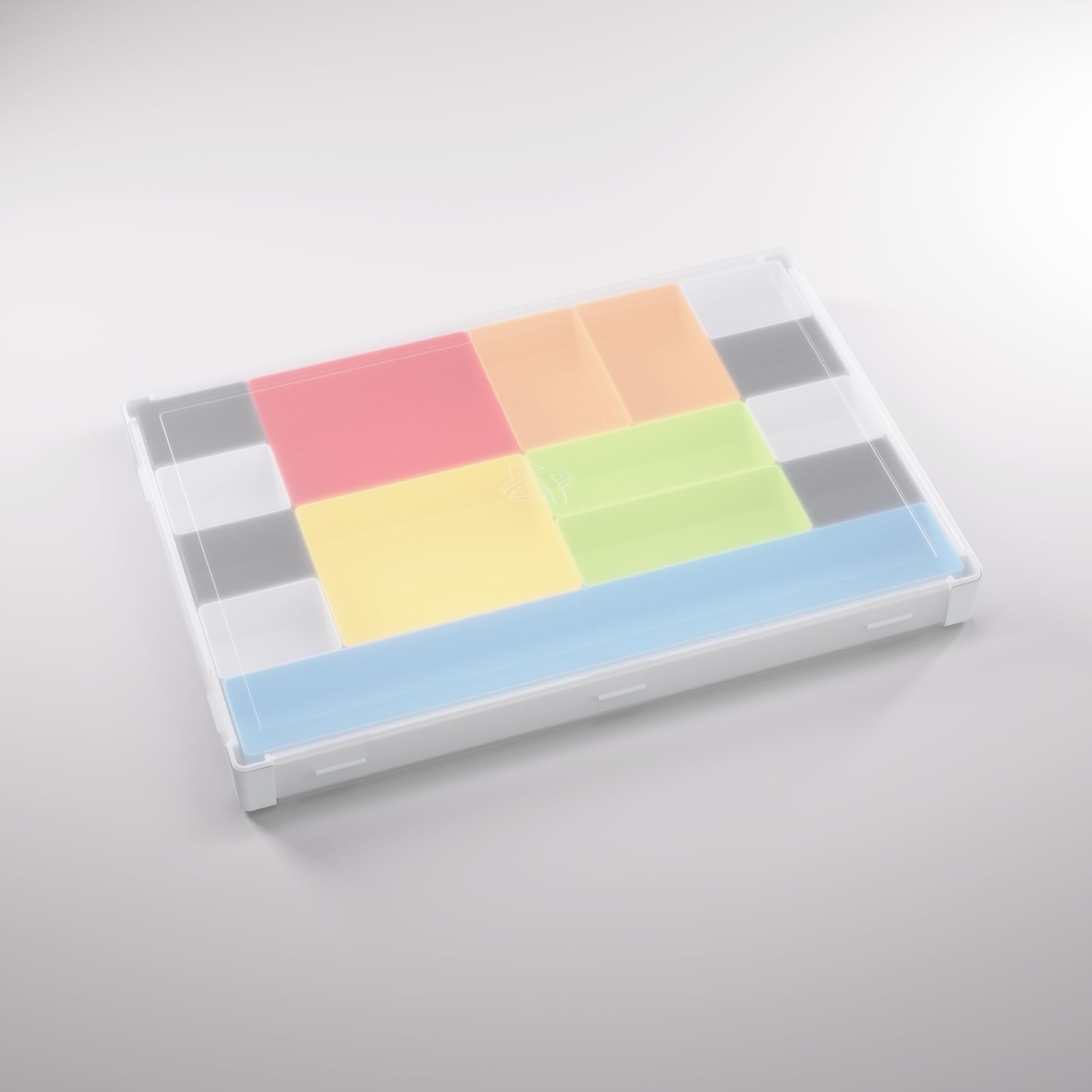Gamegenic Token Silo XL Storage Box - Customizable Organization for Cards & Tokens | White/Multi-Colour