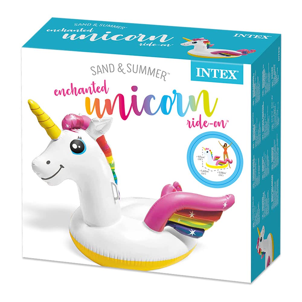 Intex - Inflatable Unicorn Pool Float - 198x140x97 cm 7