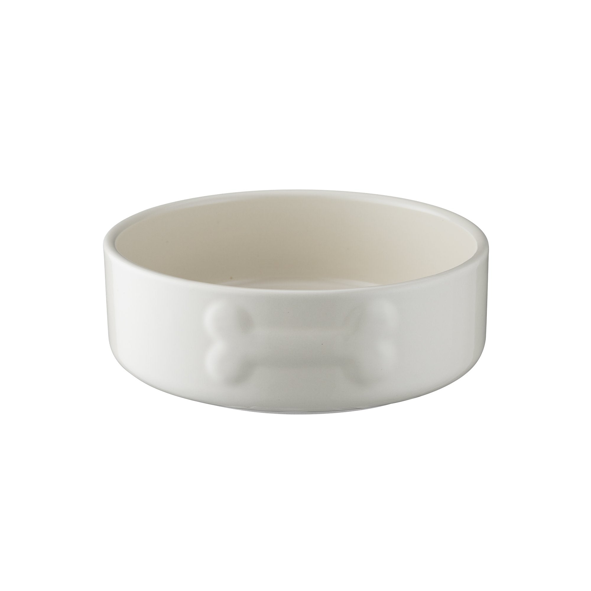 Mason Cash Colour Mix Cream Dog Bowl - 15cm Diameter | 500ml Capacity | Stoneware