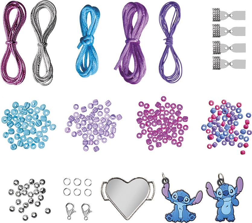 Totum Stitch Disney Charm-Armband – DIY-Glasperlen-Armband-Set für Kinder