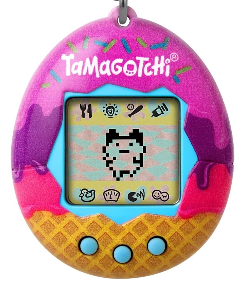 Bandai Tamagotchi Original Ice Cream Shell - Retro Virtual Pet Toy for Kids & Adults 8+ 8