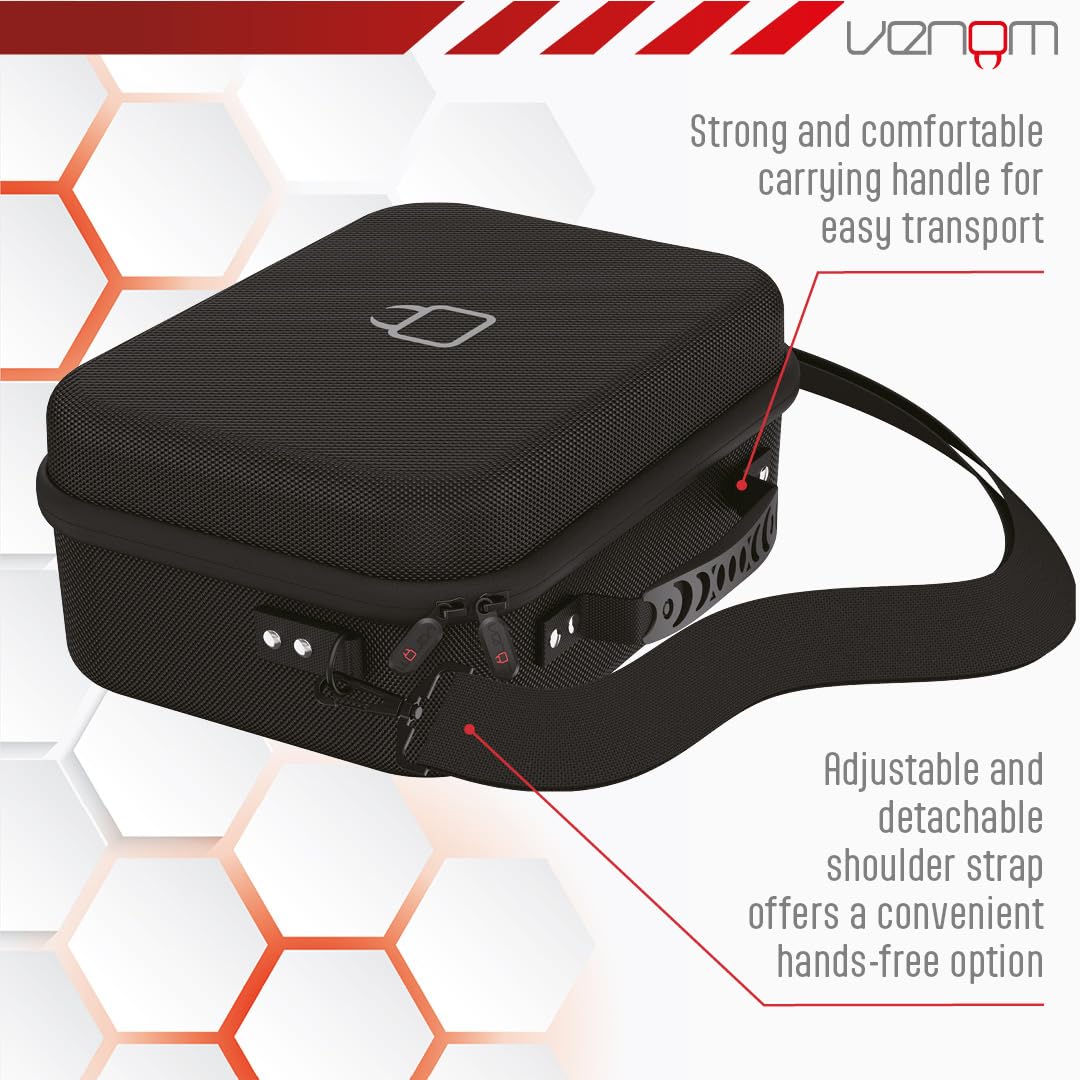 Venom Deluxe Travel Case for Nintendo Switch 2 - Black | TPU Material | 820g Weight 4