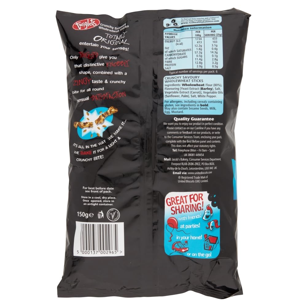 Jacob's Original Twiglets, 150g 3