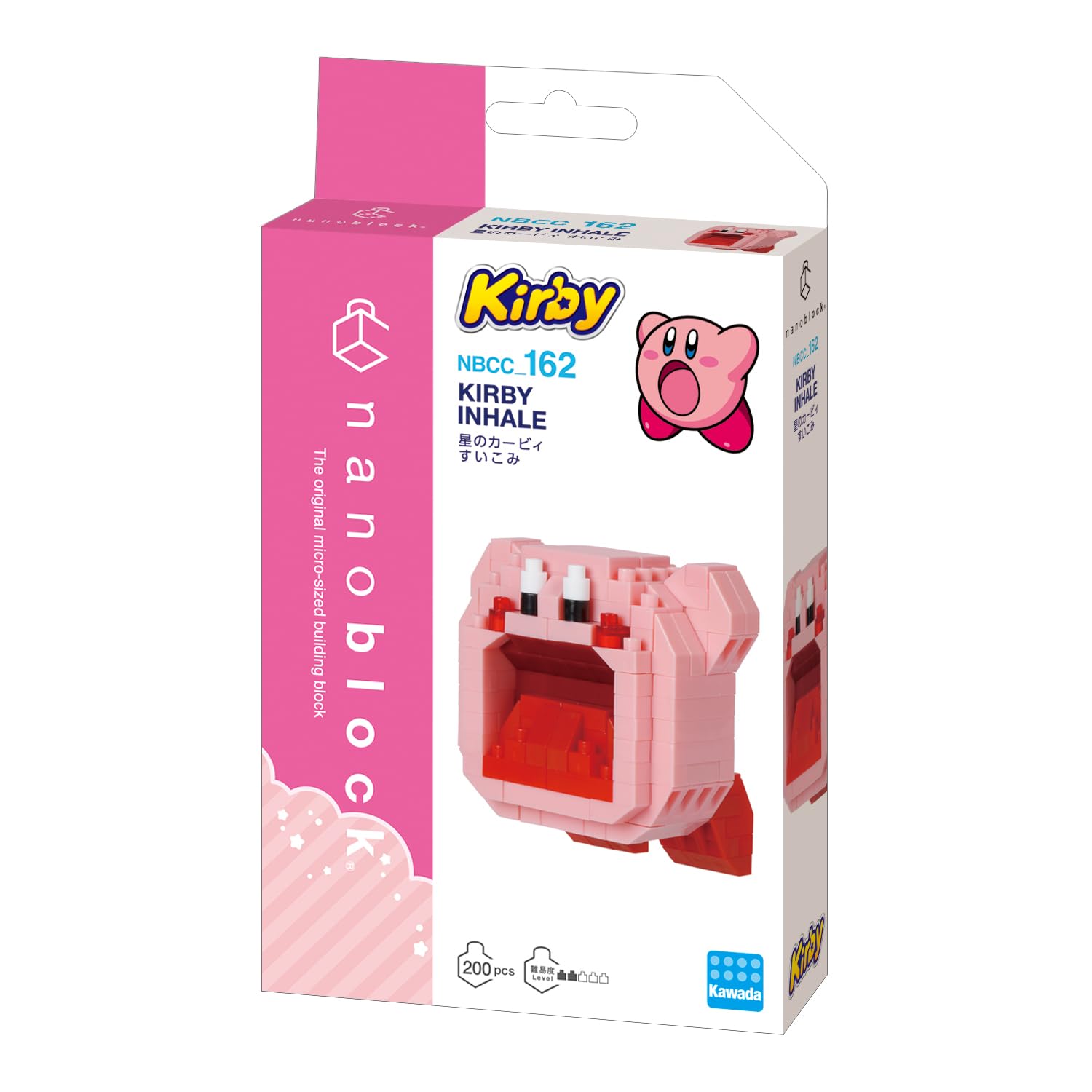 nanoblock Kirby Inhale Model NBCC162 Building Set | 200 Pieces | Ages 12+ 5