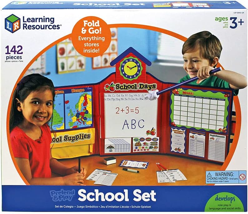 Learning Resources Pretend & Play Original School Set (UK Version) - Educational Role Play Toy for Ages 3-7 3