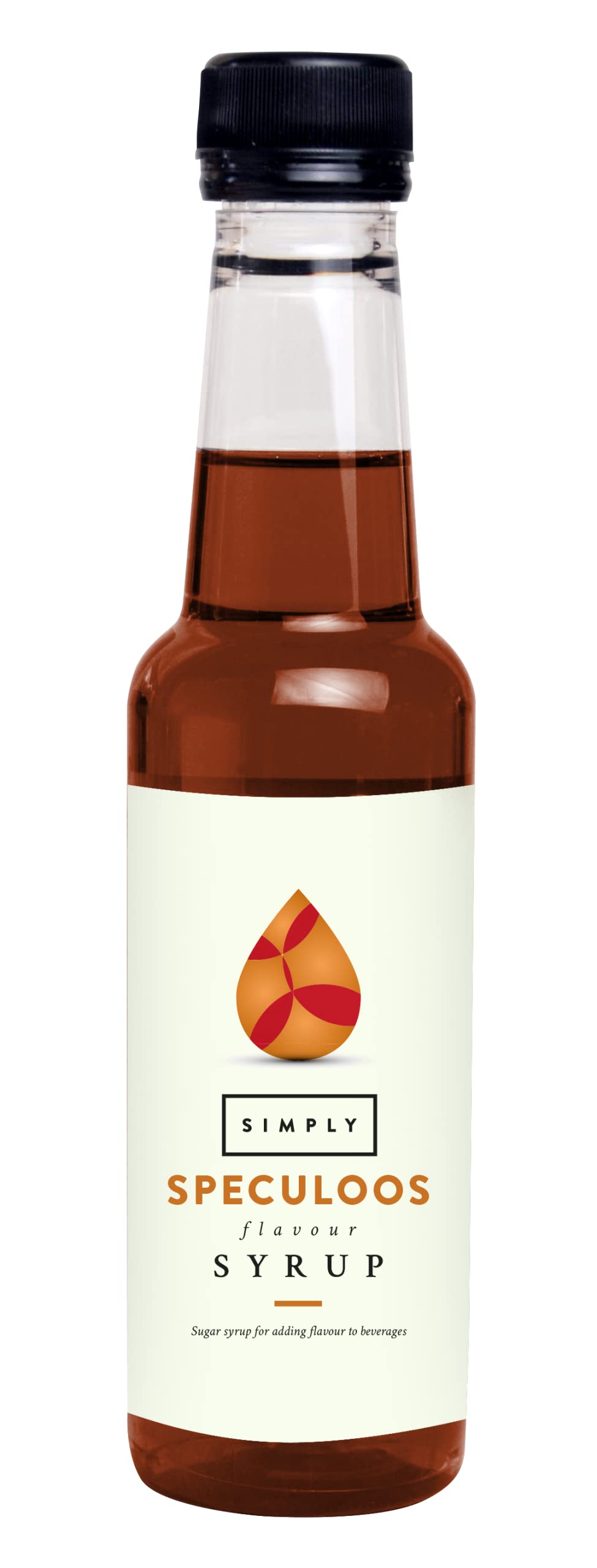 Simply Speculoos Caramelised Biscuit Syrup, Vegan & Nut Free Flavoured Syrup 250ml