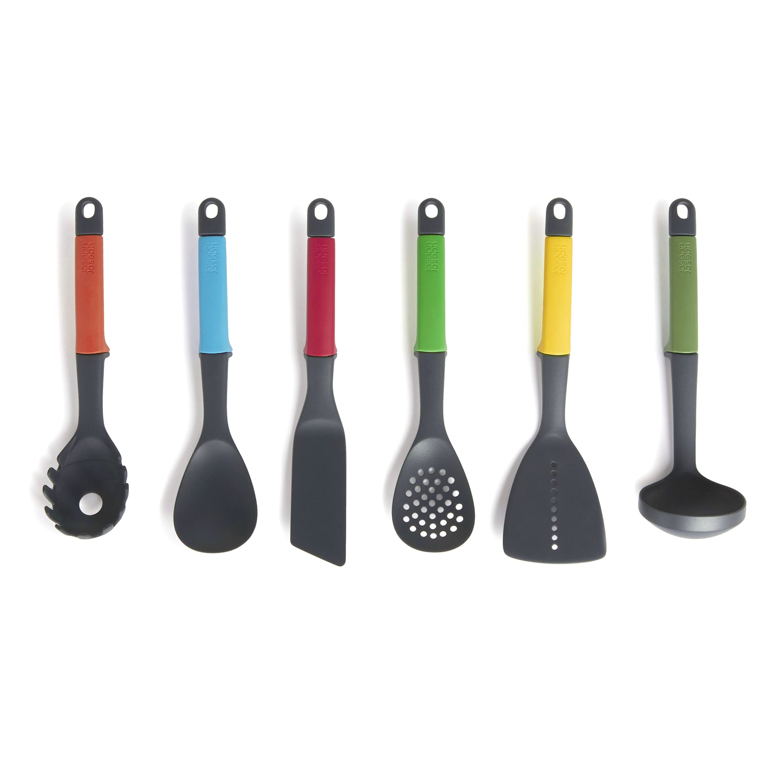 Casdon Joseph Joseph Elevate Kitchen Utensil Set - 6-Piece Carousel | Ages 3+ | Multicolored Plastic 6