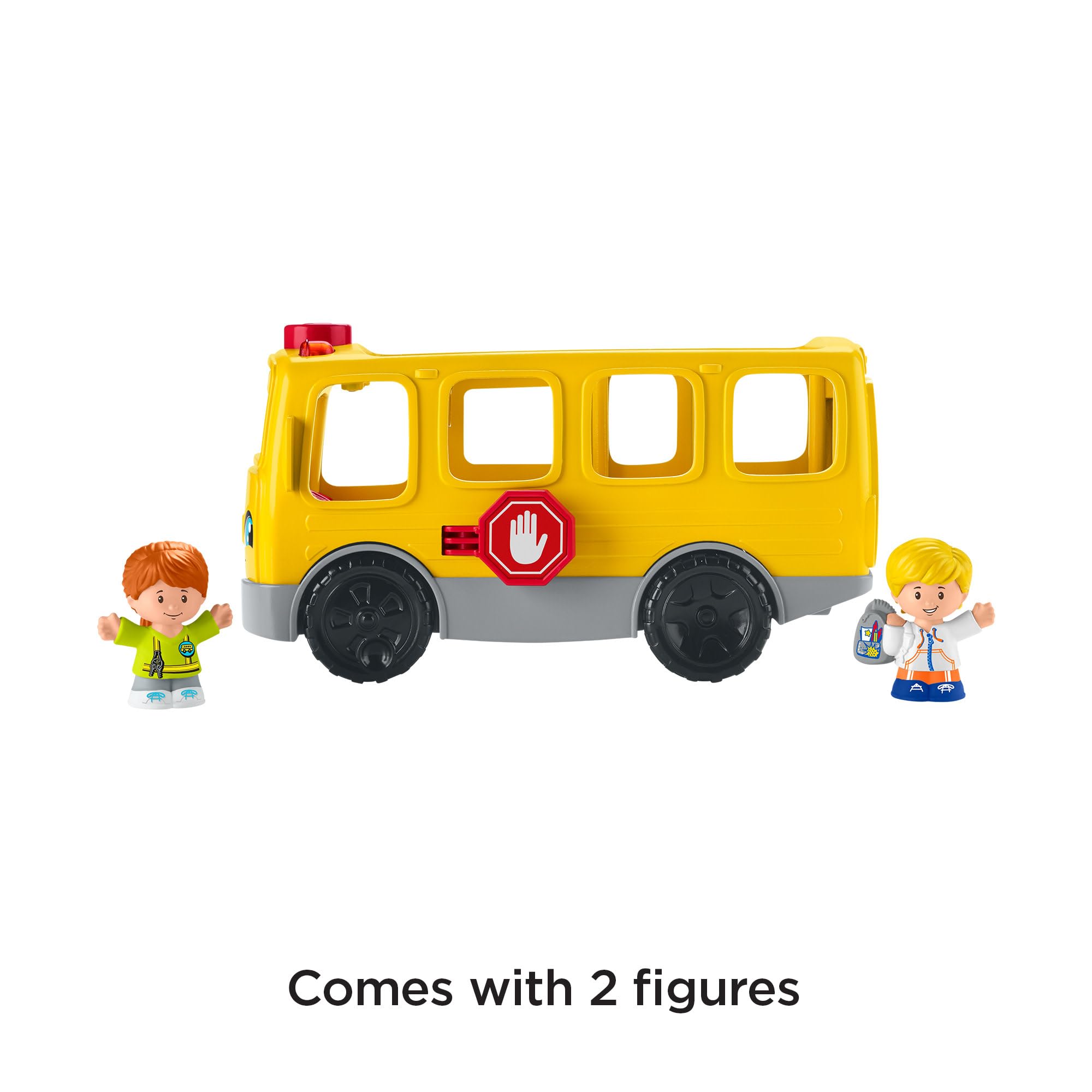 Fisher-Price Little People Sit with Me School Bus - Multilanguage Edition, Ages 1-5
