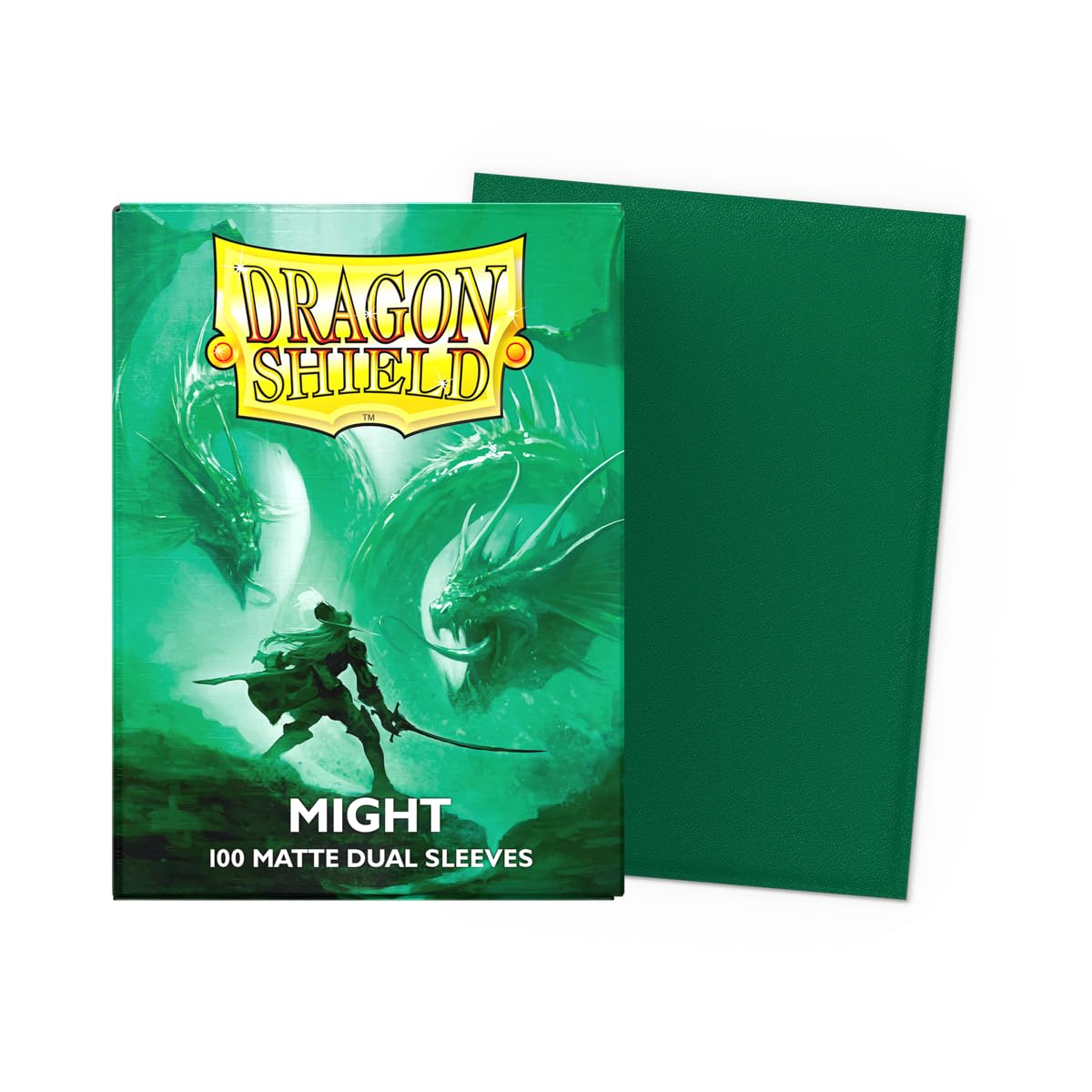 Dragon Shield Dual Matte Standard Size Sleeves 100pk - Might Green 7
