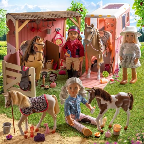 Our Generation Abigale 18-inch Country Doll - Western-Themed Equestrian Playset with Freckles & Stylish Hat, Ages 3+ 10