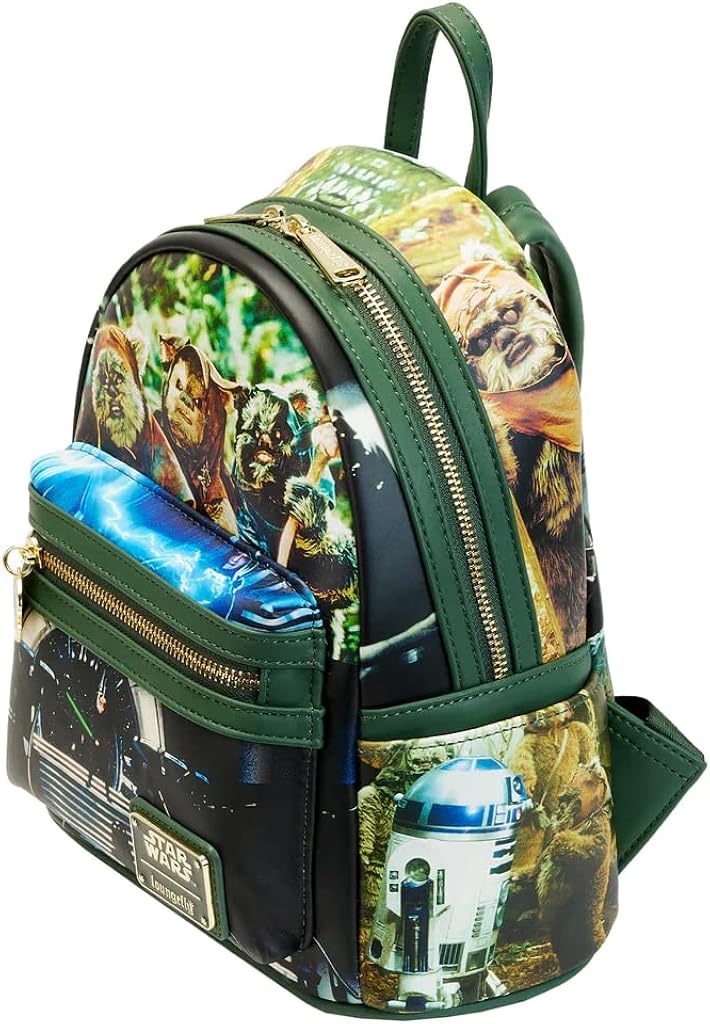 Loungefly Star Wars Return of the Jedi Mini Backpack (Green) 5