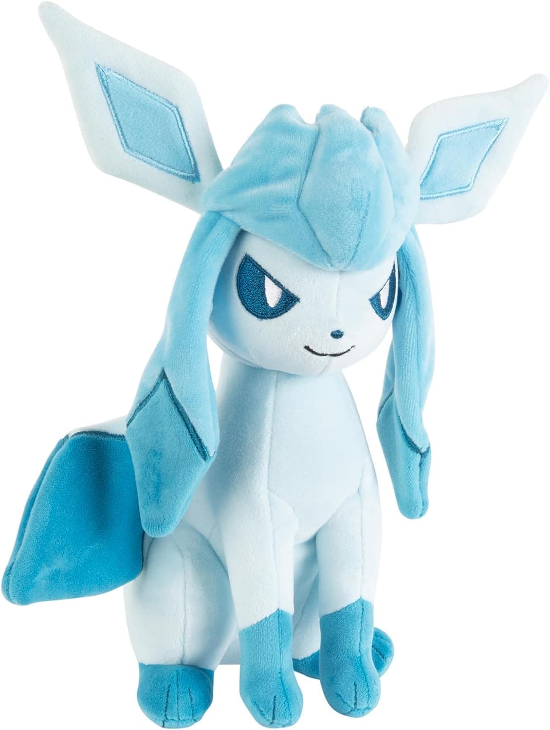 Pokémon Glaceon Plush - 8-Inch Soft Stuffed Animal - Authentic Animated Series Design 3