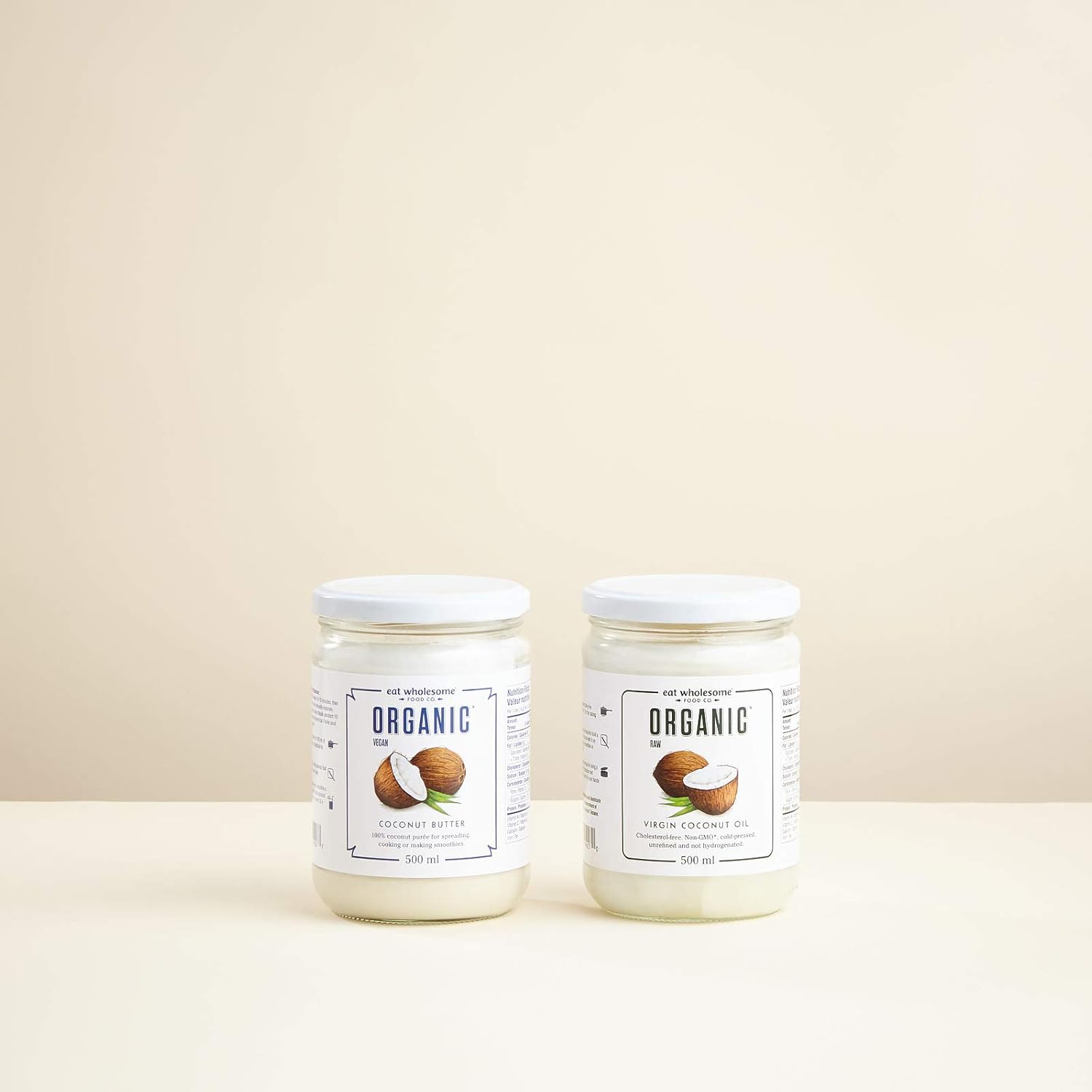 Eat Wholesome – Bio-Kokosnussöl, kaltgepresst (500 ml) 5