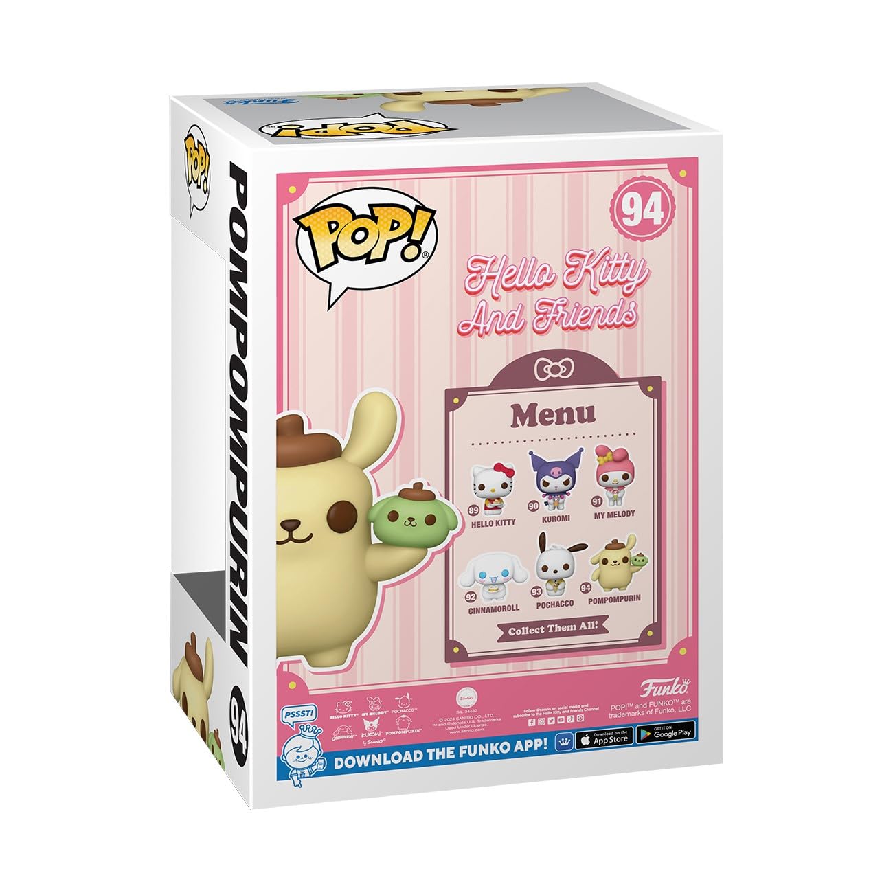 Funko Pop! Sanrio: Pompompurin with Dessert - Vinyl Figure 9