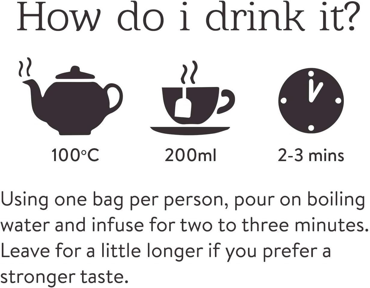 Twinings Pure Peppermint 80 Tea Bags, 160g - Naturally Caffeine Free Herbal Tea