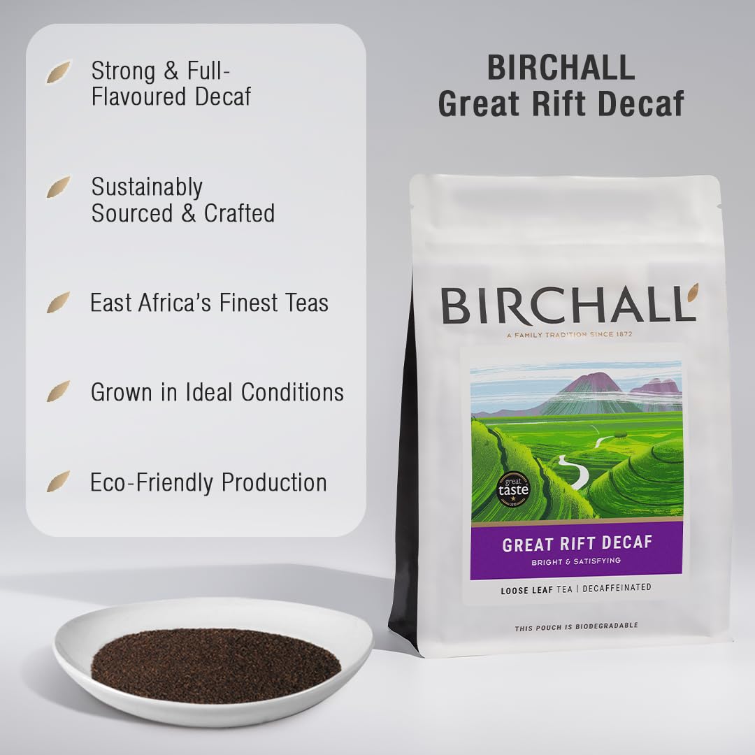 Birchall Great Rift Decaf | Decaffeinated Black Tea | 250g Loose Leaf 6
