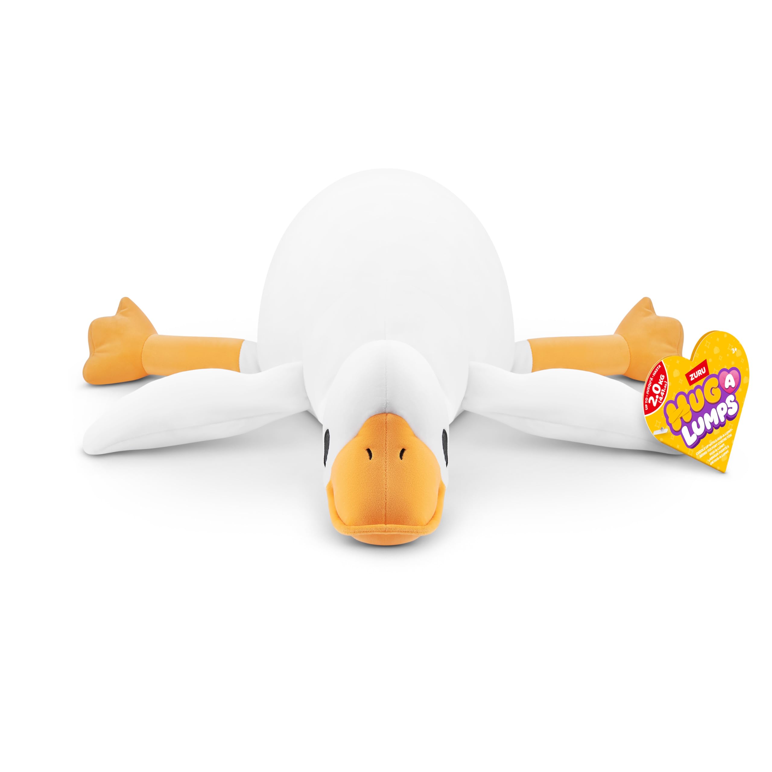 Hug-A-Lumps Plush Goose (Mav) - Large Weighted Comfort Toy | 2kg | Super-Soft Cotton 1