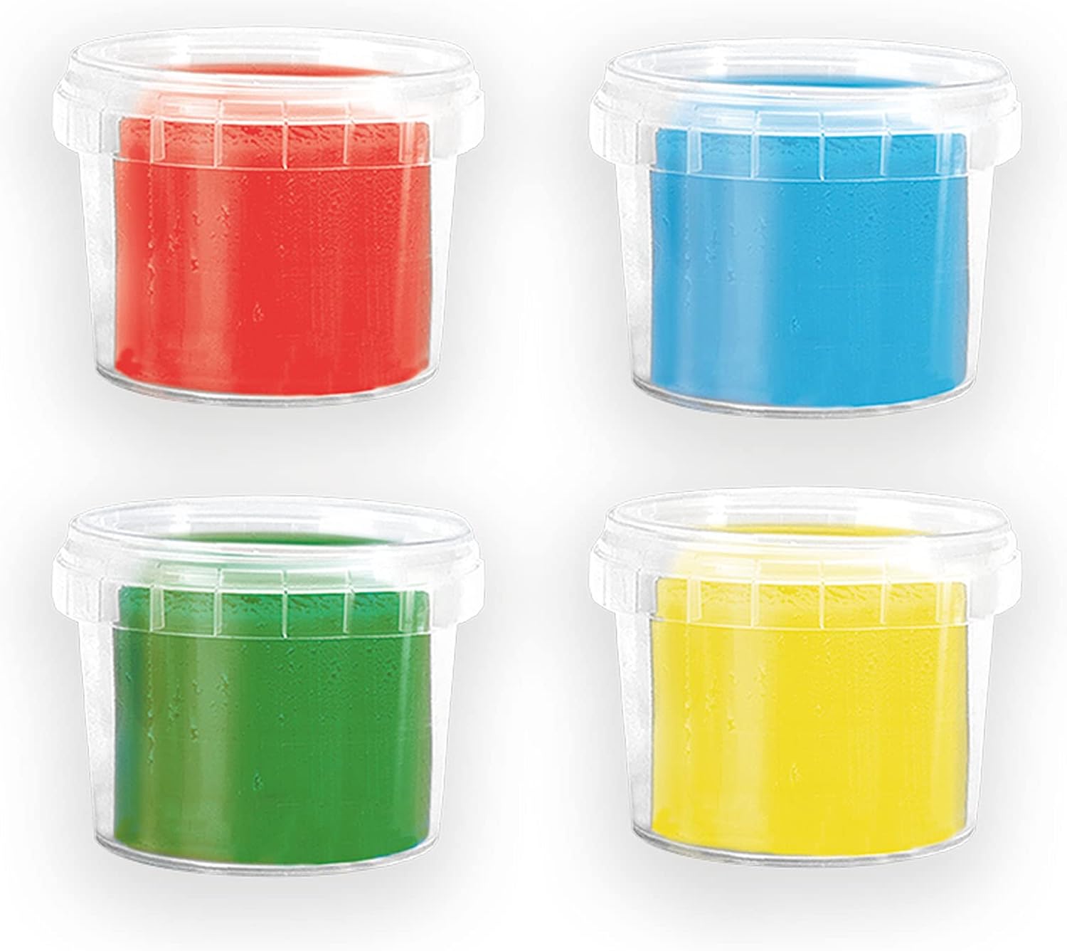 SES Creative Feel Good Dough Pure - 4-Pack Sensory Play Dough for Toddlers & Kids 4